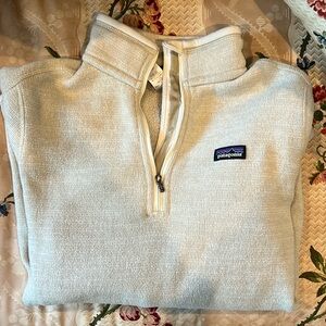 Patagonia knit fleece lined pull over S